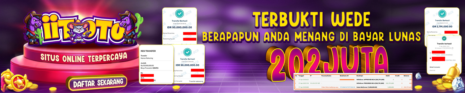 BERAPAPUN WD DI BAYAR